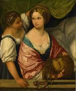 Il Pordenone Judith with the head of Holofernes. oil on canvas